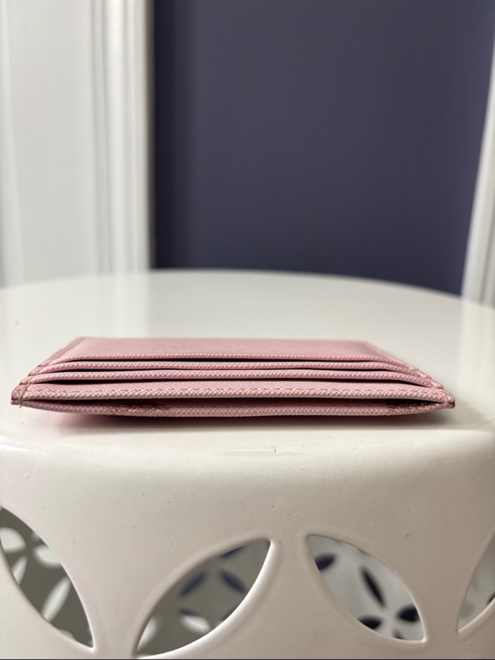 kate spade Pink Glitter Polka Dot Saffiano Card Case - Picture 5 of 6